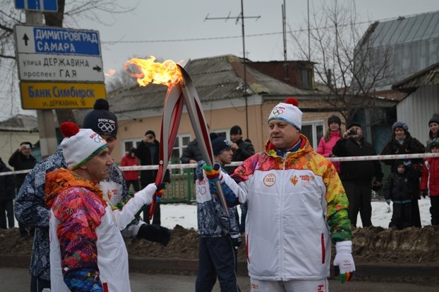 В Ульяновске прошла Эстафета Олимпийского огня «Сочи-2014», фото-3