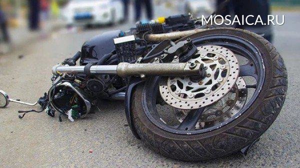 В Ульяновске мотоциклист получил травмы после аварии с Лексусом 