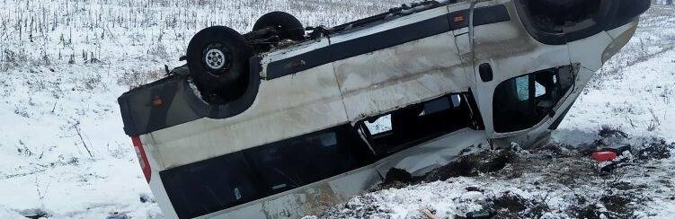 Под Ульяновском произошло ДТП с участием пассажирского автобуса CITROEN
