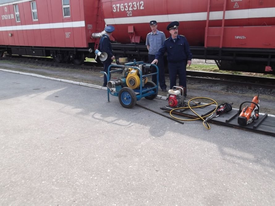 Пожарный поезд ульяновского отряда, фото-1