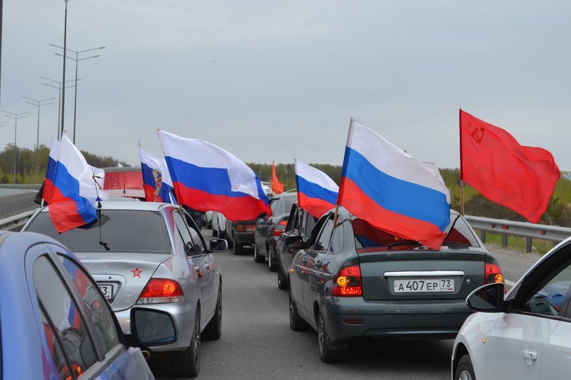 Автопробег в честь Дня Победы в Ульяновске собрал рекордное количество участников (с фотографиями), фото-3