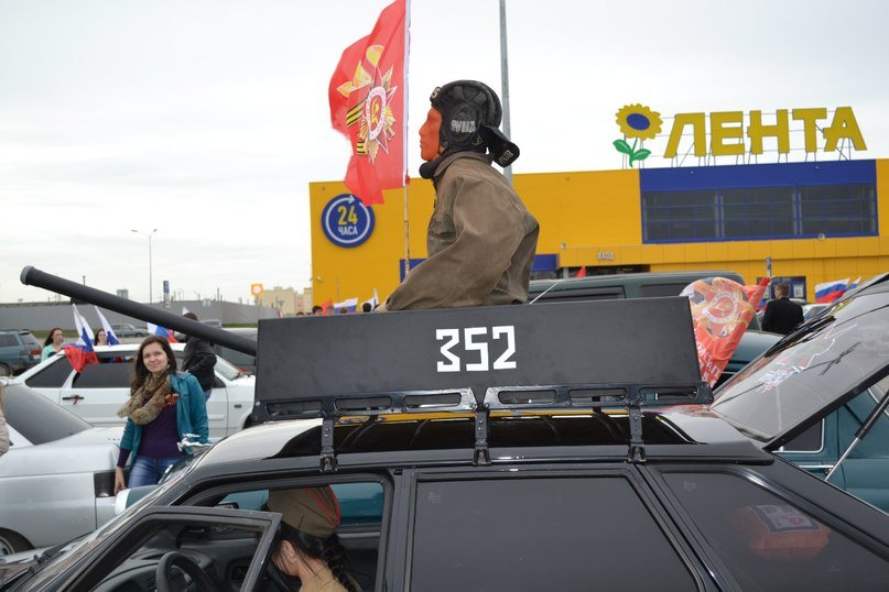 Автопробег в честь Дня Победы в Ульяновске собрал рекордное количество участников (с фотографиями) (фото) - фото 2
