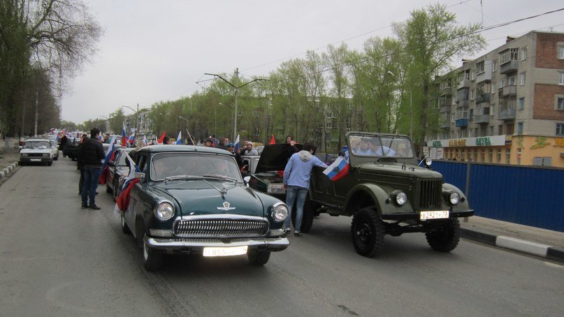 Автопробег в честь Дня Победы в Ульяновске собрал рекордное количество участников (с фотографиями) (фото) - фото 1