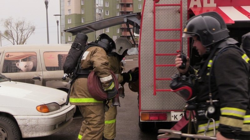 В Пушкаревском кольце тушили пожар. ФОТО, фото-2