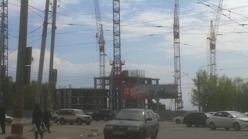 Стройка в районе ульяновского оползня стоит. ФОТО, фото-1