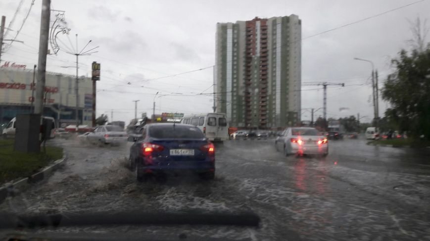 В Ульяновске затопило Московское шоссе. ФОТО, фото-3