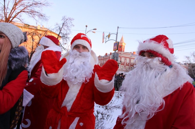 По Ульяновску прошлись Деды Морозы. ФОТО, фото-3