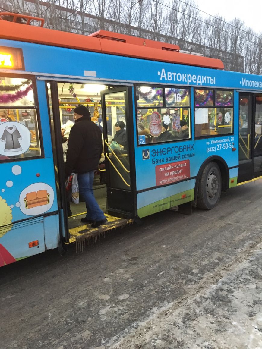 Новогодние троллейбусы появились в Заволжье, фото-5