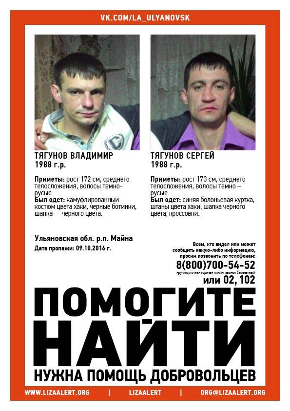 В Ульяновске в розыск объявили и второго пропавшего брата, фото-1
