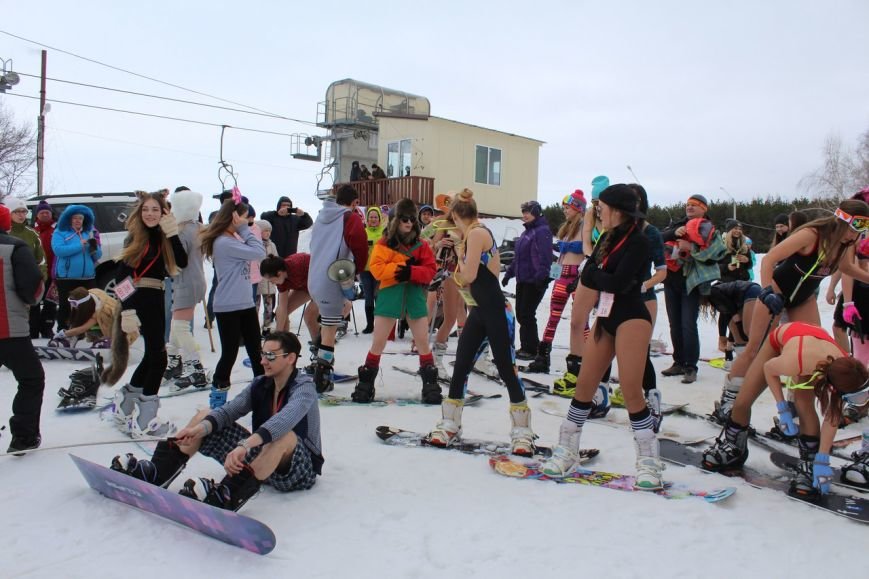 Ульяновские сноубордисты закрыли сезон «голышом». ФОТО, фото-10